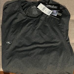 O'Neill Men's Hyperdry Long Sleeve Sun Shirt - Charcoal